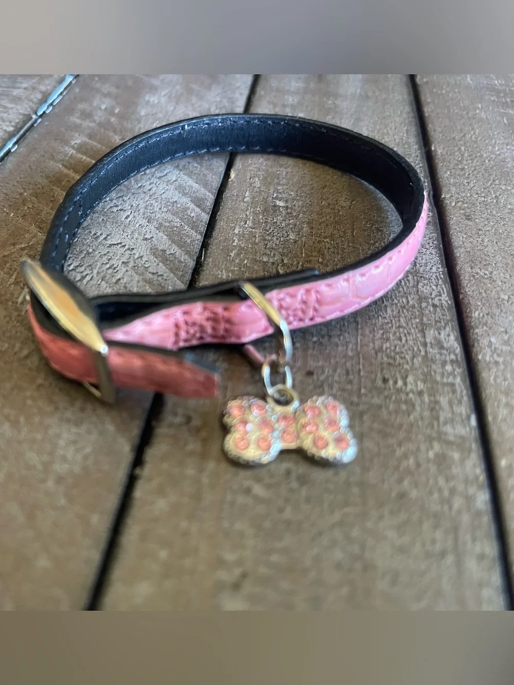 Adjustable Pink and Red Dog Collar & Harness Set - Stylish Pet Accessories